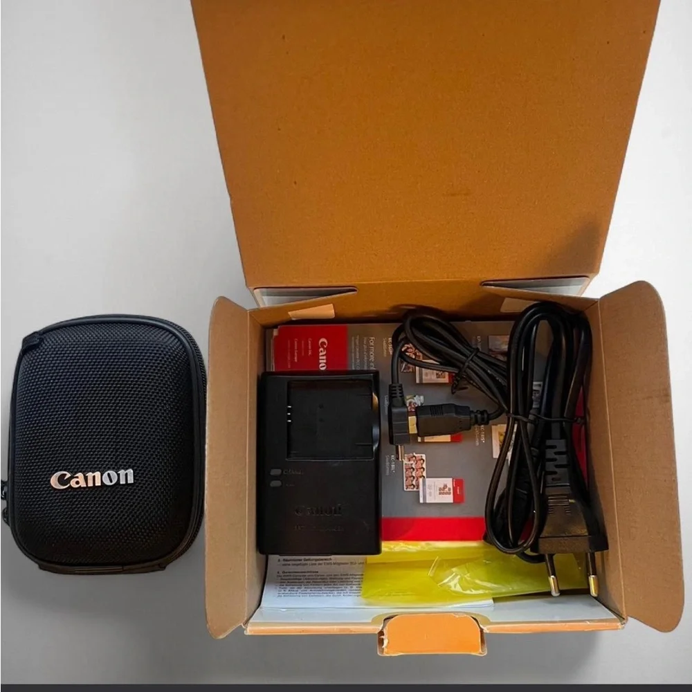 new w box Canon PowerShot A2500 Digital Camera Black w Battery, Case, Charger